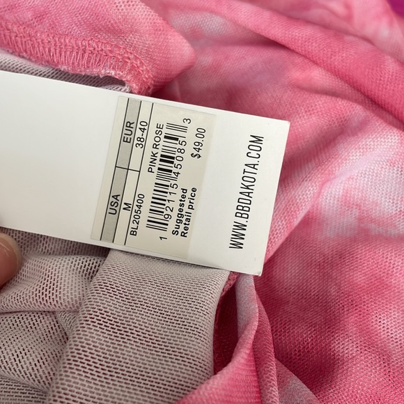 BB Dakota by Steve Madden Women’s Mesh Tie-Dye Top - Picture 3 of 3